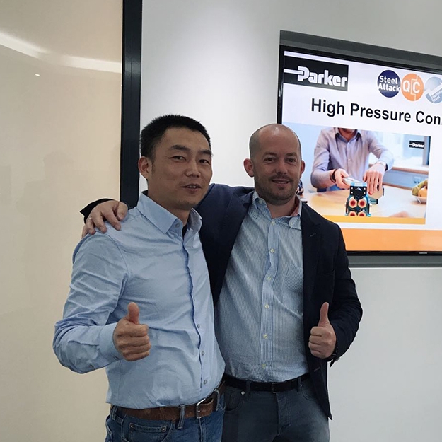 中泰機(jī)電參觀(guān)Parker德國(guó)EO接頭工廠(chǎng)