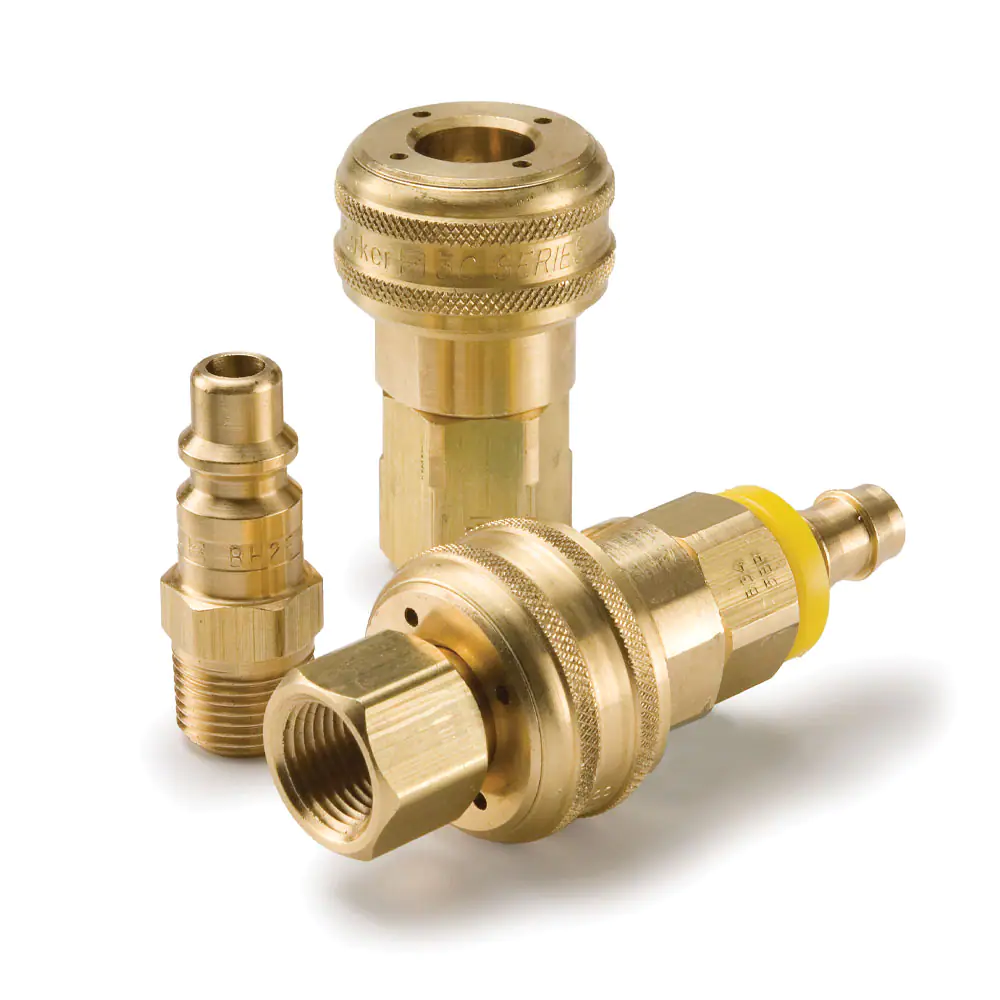 Parker30系列快換陰接頭 - 快速連接空氣軟管以及工具的快換接頭，用于氣動(dòng)，空氣應(yīng)用，工業(yè)互換型