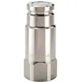 派克FS 系列快換陽(yáng)接頭 - 使用化學(xué)兼容性強(qiáng)的316 不銹鋼材料，無溢流型，承壓可達(dá)2000psi