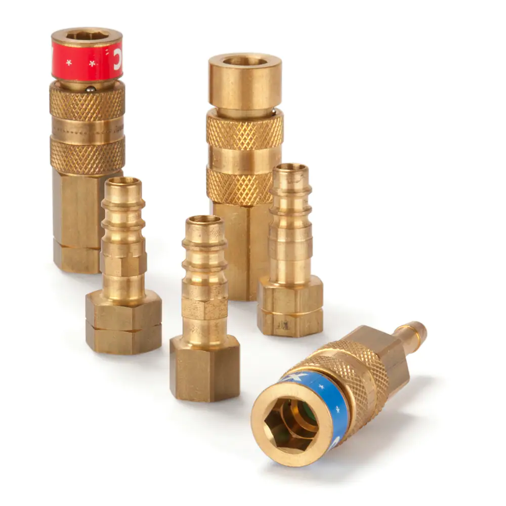 派克65-67 系列，帶標(biāo)識(shí)系統(tǒng)的快換，專為燃?xì)庖约把鯕鈶?yīng)用而設(shè)計(jì)